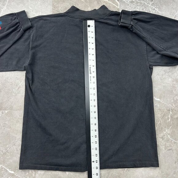 90s Vintage Harley Davidson Graphic Tee Mens XL Long Sleeve Looney Tunes USA - Picture 12 of 13